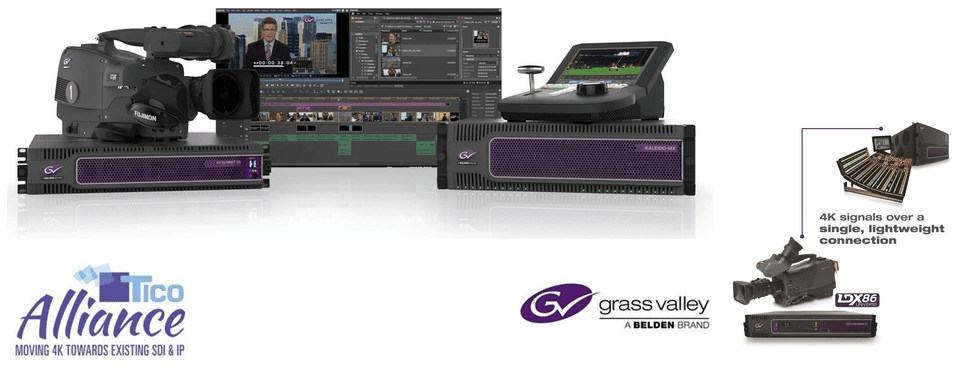 Grass Valley is First to Offer 4K 1-Wire Capability for Cameras and Switchers